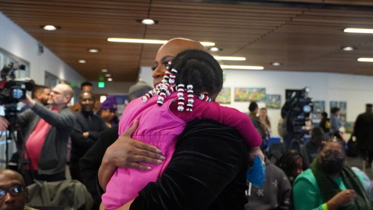 Pressley celebrates MLK Day in Roxbury during Trump's inauguration
