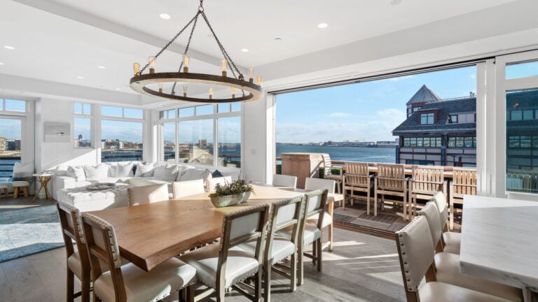 50 Battery St Penthouse 9 Boston Dining Area, Luxury Home of the Week