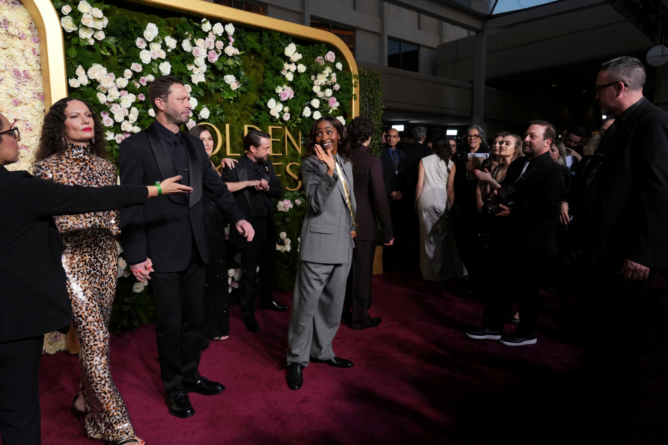 Yelena Yemchuk, Ebon Moss-Bachrach, Jazz Charton, Kieran Culkin, and Ayo Edebiri.