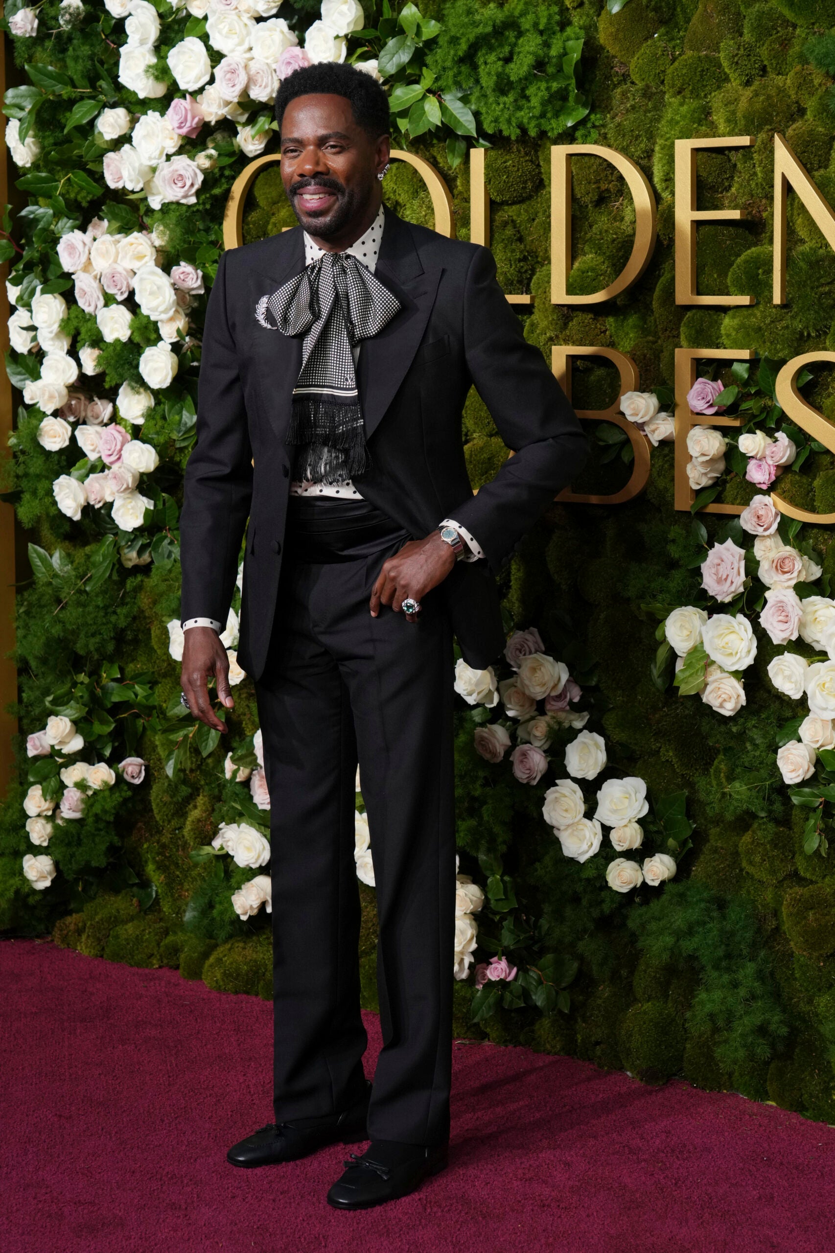 Colman Domingo arrives at the 82nd Golden Globes.