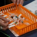 Vaccines are prepared for students.