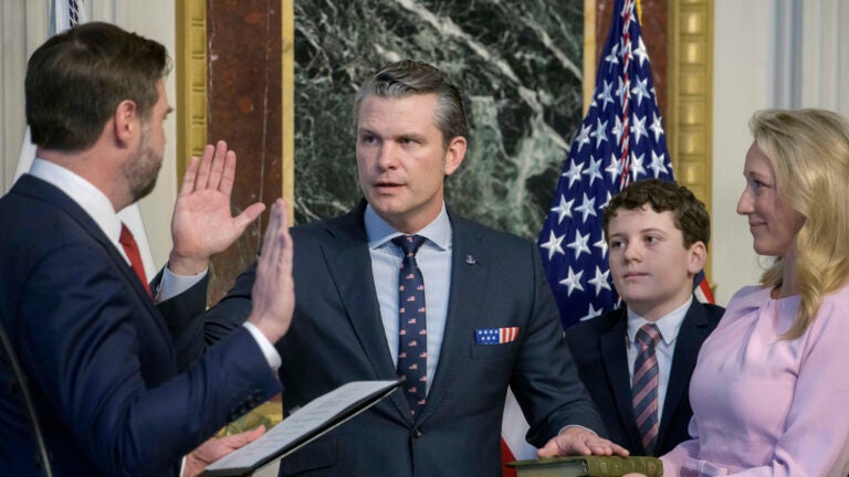 Hegseth is quickly sworn in as defense secretary after dramatic Senate vote