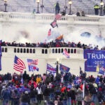 FILE - Rioters appear at the U.S. Capitol on Jan. 6, 2021, in Washington.