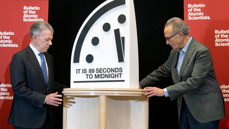 'Doomsday Clock' moves closer to midnight amid threats of climate change, nuclear war, pandemics, AI