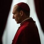 Ralph Fiennes as Cardinal Lawrence in a scene from "Conclave."