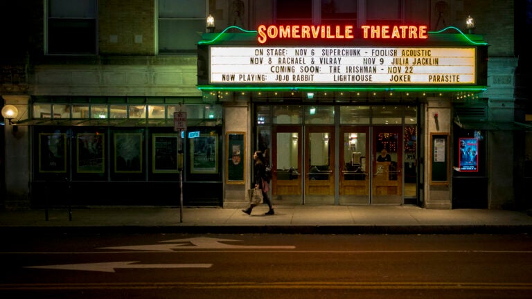 Somerville Theatre in Davis Square.