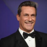 FILE - Jon Hamm arrives at the 76th Primetime Emmy Awards on Sunday, Sept. 15, 2024, at the Peacock Theater in Los Angeles.