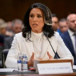 Tulsi Gabbard, President Donald Trump's choice to be the Director of National Intelligence, appears before the Senate Intelligence Committee for her confirmation hearing on Capitol Hill Thursday, Jan. 30, 2025, in Washington.