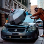 “Alouette” pictured earlier this month before the vandalism.