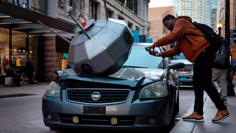 “Alouette” pictured earlier this month before the vandalism.