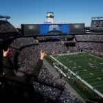 Gillette Stadium packed with people