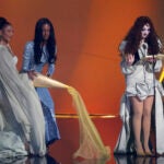 Chappell Roan accepts an award.