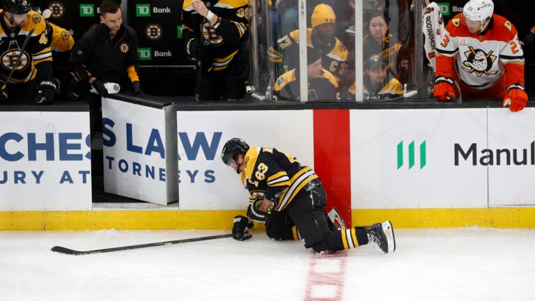 Bruins dodge a bullet after Brad Marchand avoids serious injury 