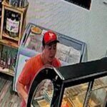 A security camera captured a video of one of the alleged scammers.