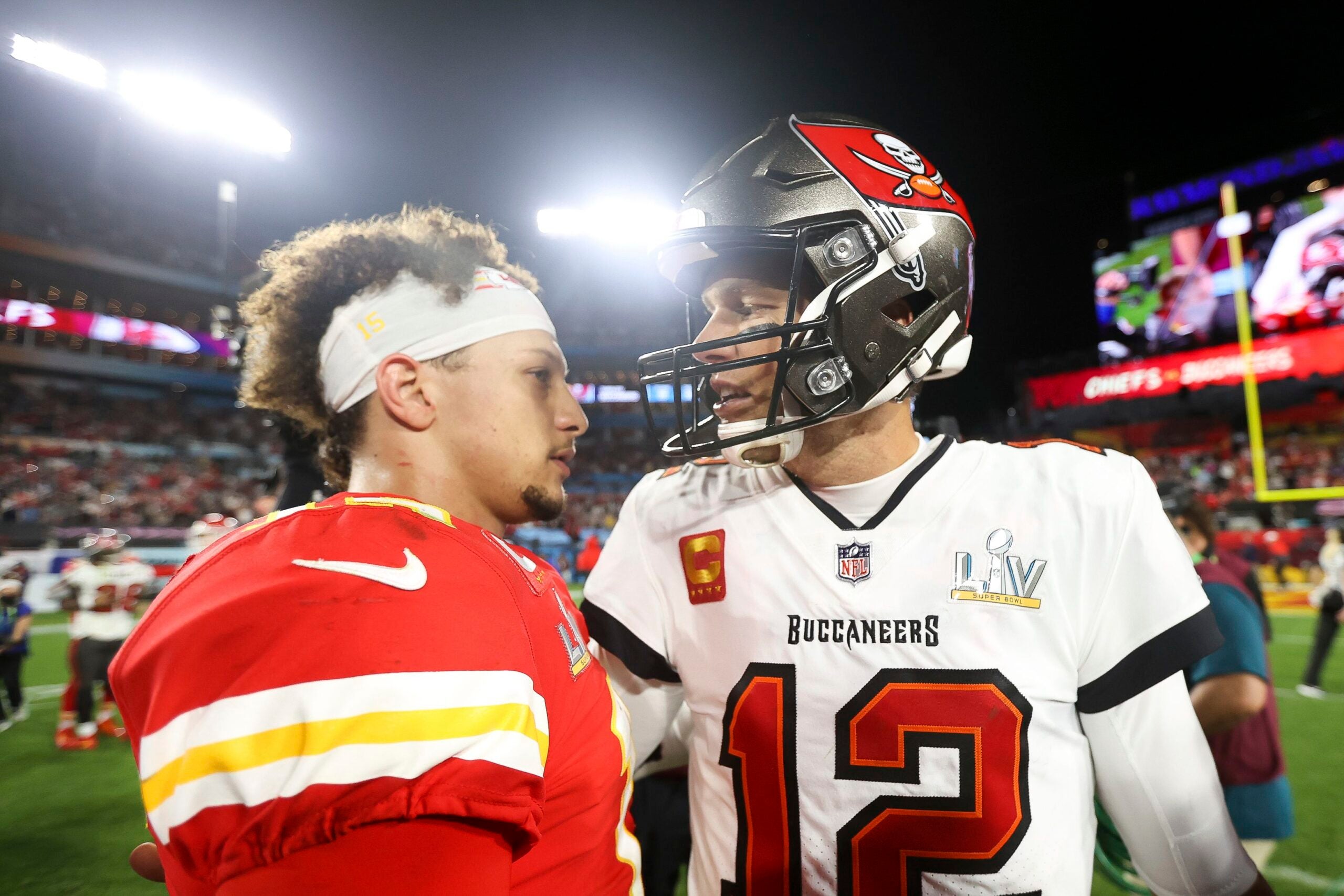 How close is Patrick Mahomes getting to Tom Brady?