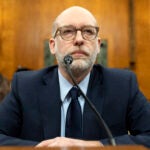 Russell Vought, President Donald Trump's choice for Director of the Office of Management and Budget, appears before the Senate Budget Committee during a hearing to examine his nomination, on Capitol Hill in Washington, Wednesday, Jan. 22, 2025.