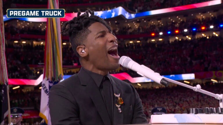 Super Bowl 2025: Watch Jon Batiste perform the National Anthem