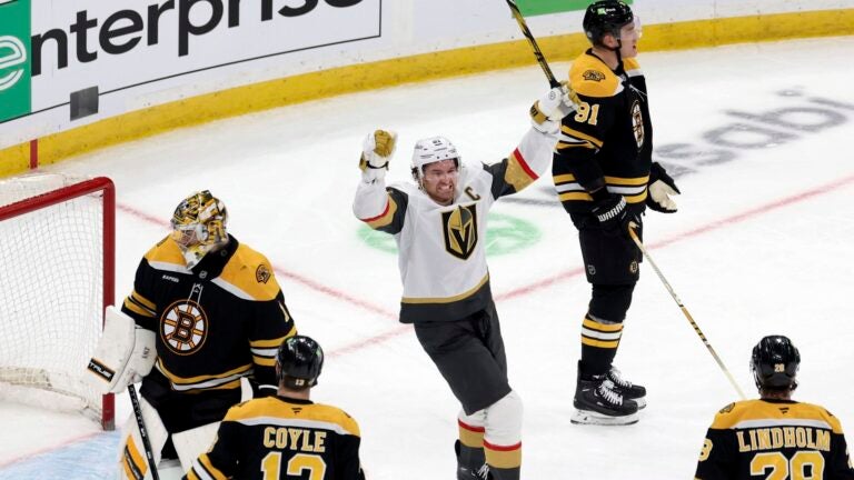 Tomas Hertl scores late to help Golden Knights rally past Bruins 4-3 Tomas Hertl scores late to help Golden Knights rally past Bruins 4-3