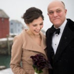 Ashley and Paul Desrosiers on their wedding day in Rockport on Valentine's Day in 2015.