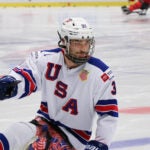 Stoneham native David Eustace won a gold medal at the 2022 Winter Paralympics.