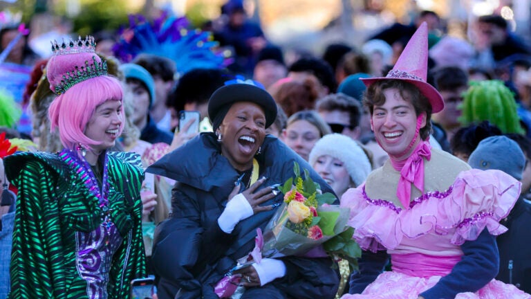 'Wicked' star Cynthia Erivo headlines parade for Harvard's Hasty Pudding Woman of the Year