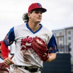 Because of his size, most evaluators project Roman Anthony as a right fielder in the majors, though the majority of his minor-league time has been in center.