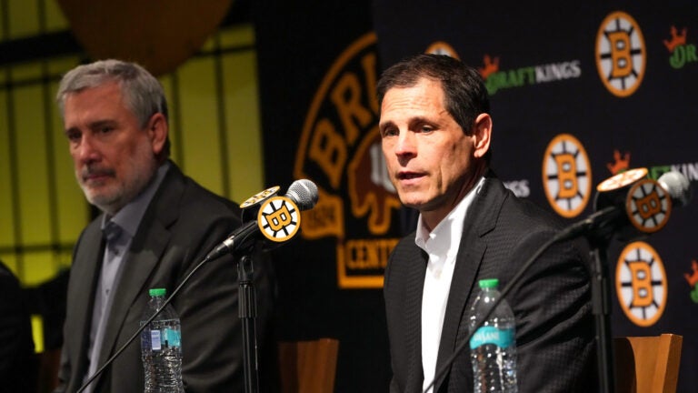 What Don Sweeney said about Brad Marchand’s future, prospect call-ups & more