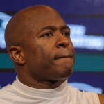 New England Patriots Matthew Slater perhaps his final post game press conference after their 17-3 loss to the New York Jets during NFL action at Gillette Stadium.