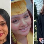 From left, Imane Mallah, Kaoutar Naqqad and Wafae El Arar.