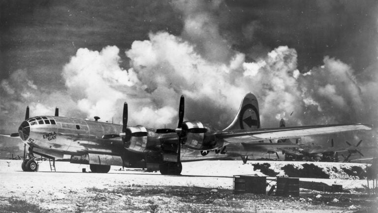 Enola Gay aircraft that dropped an atomic bomb on Japan among 26,000 ...