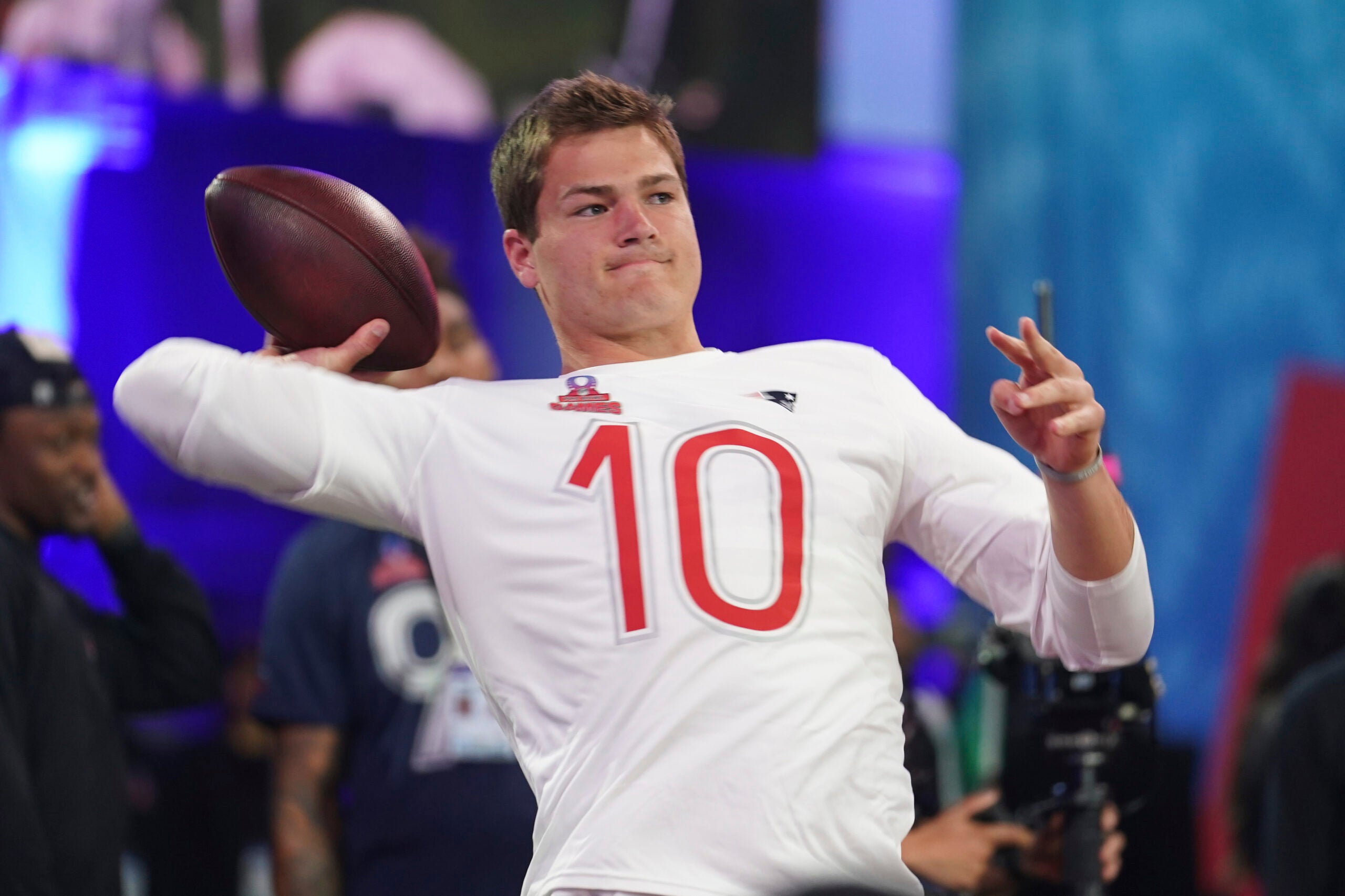 What Drake Maye said about the Patriots' No. 4 pick in the draft