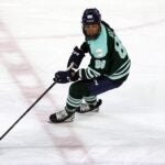 LOWELL, MASSACHUSETTS - JANUARY 22: Lexie Adzija #88 of Boston Fleet skates against the Toronto Sceptres during the first period at Tsongas Center on January 22, 2025 in Lowell, Massachusetts.