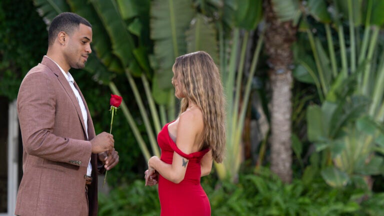 Grant Ellis and Juliana Pasquarosa on the March 17 episode of "The Bachelor" Season 29.