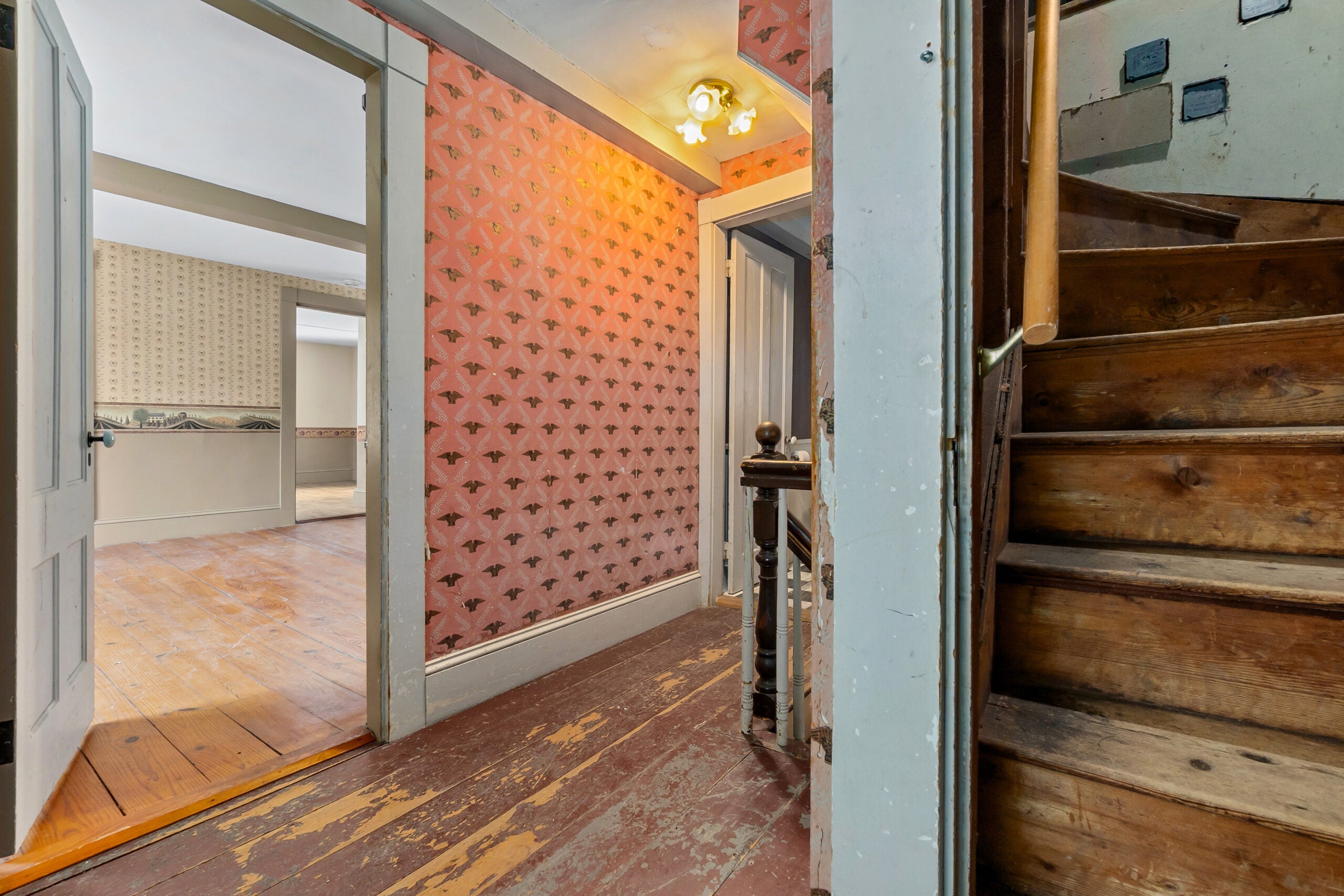 A view of the home's upstairs.