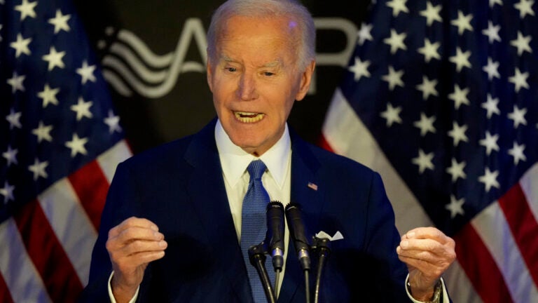 In his first post-presidency speech, Biden alleges Trump has 'taken a hatchet' to Social Security