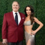 Former NFL head coach Bill Belichick and girlfriend Jordon Hudson, pose on the red carpet at the NFL Honors award show ahead of the Super Bowl 59 football game, Thursday, Feb. 6, 2025, in New Orleans.