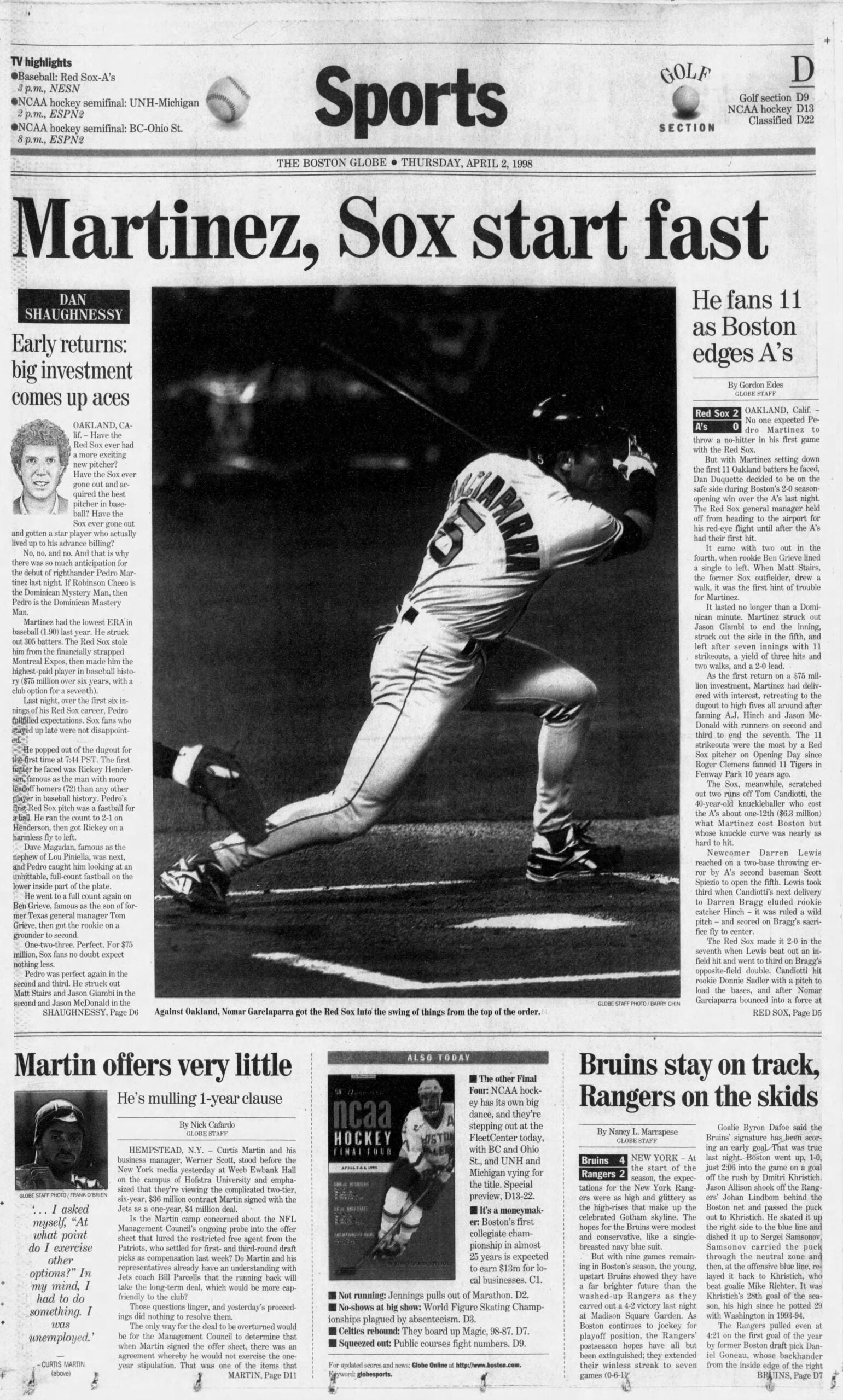 1998 Red Sox Pedro debut