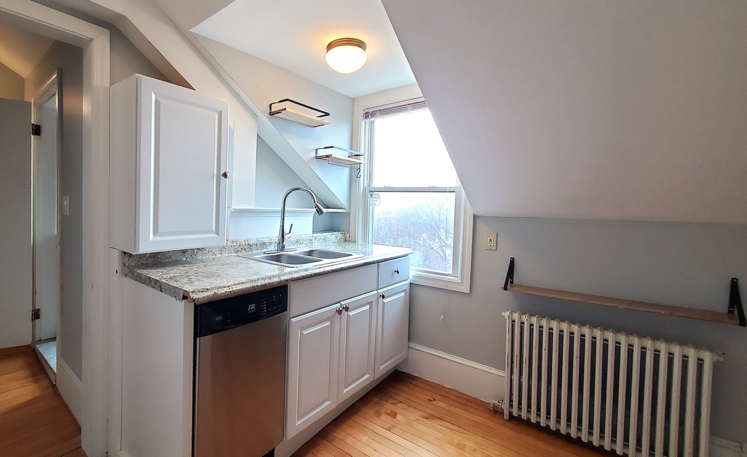 The kitchen at 203 Winthrop Shore Drive Apartment 8.