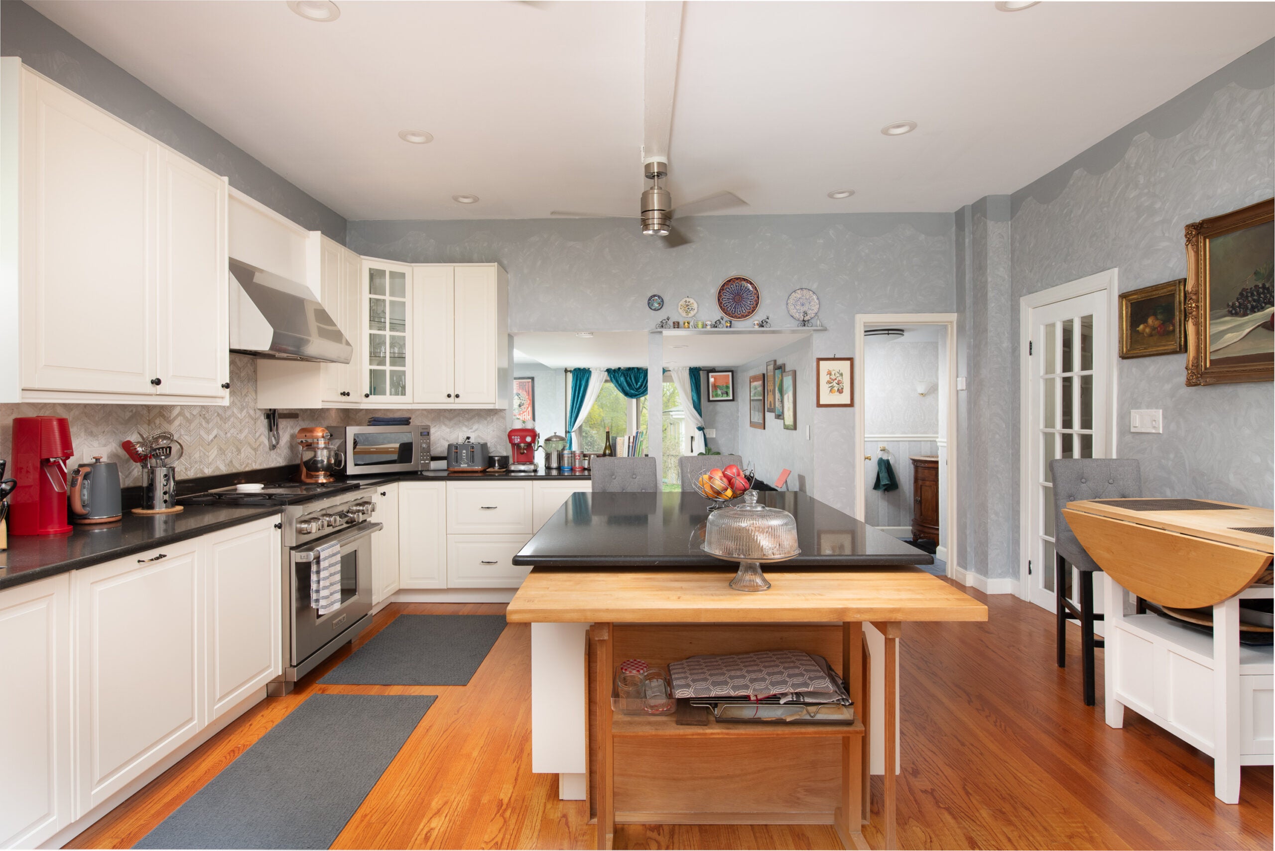 The kitchen at 318 Metropolitan Ave., Roslindale. 