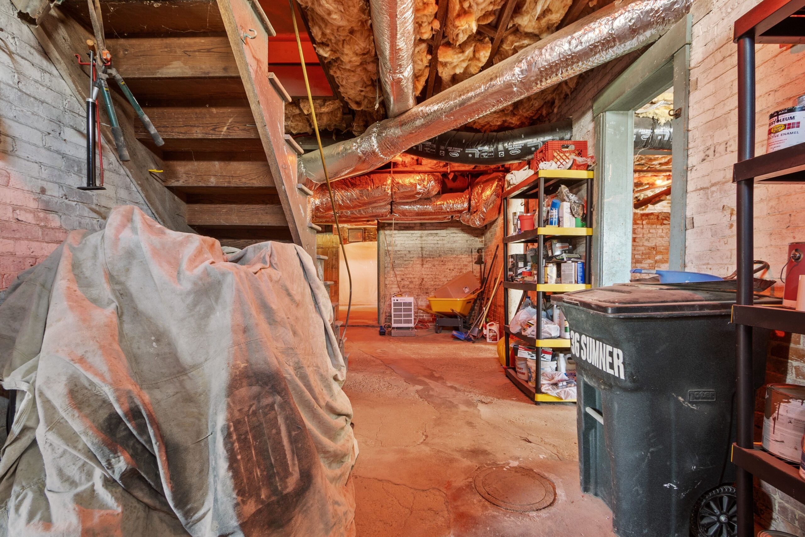 Nothing creepy at all in the basement.