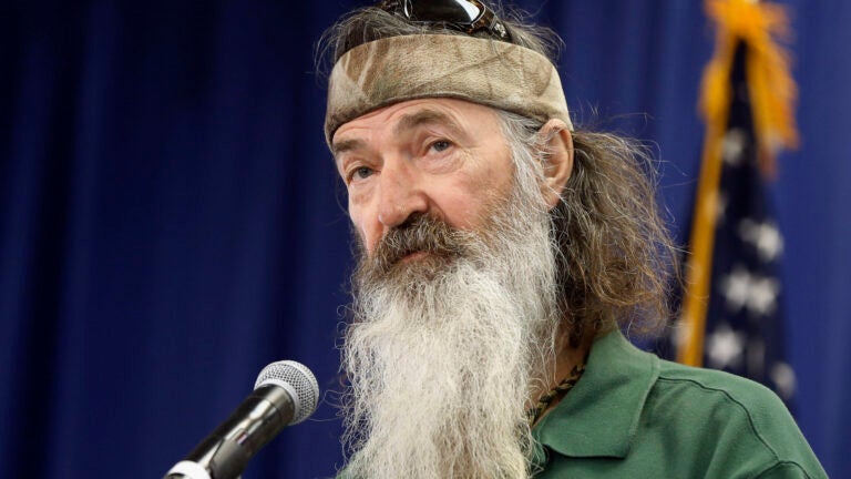 Phil Robertson of the Duck Dynasty reality television program.