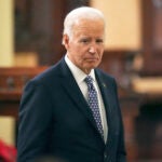FILE - President Joe Biden walks after speaking during an interfaith prayer service for the victims of the deadly New Years truck attack, in New Orleans, Jan. 6, 2025.