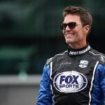 INDIANAPOLIS, INDIANA - MAY 25: Tom Brady attends during the NTT IndyCar Series109th Running Of The Indianapolis 500 at Indianapolis Motor Speedway on May 25, 2025 in Indianapolis, Indiana.