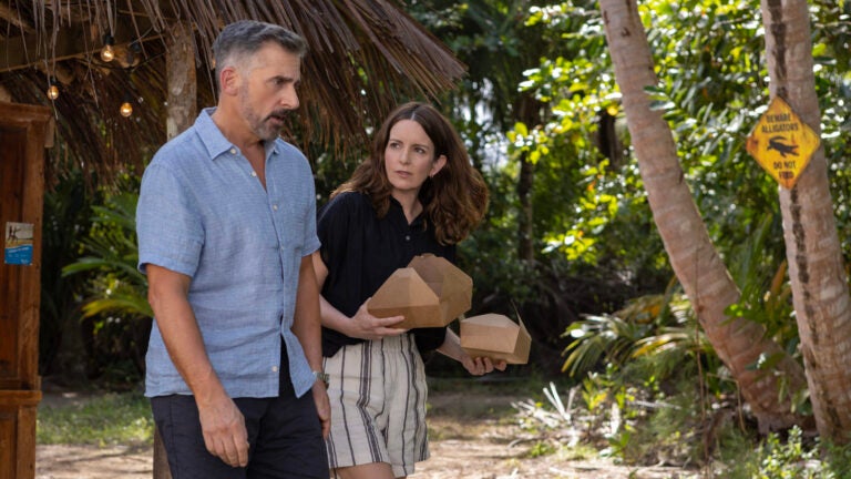 Steve Carell as Nick and Tina Fey as Kate in "The Four Seasons."