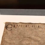 A rare copy of the Magna Carta from 1300.