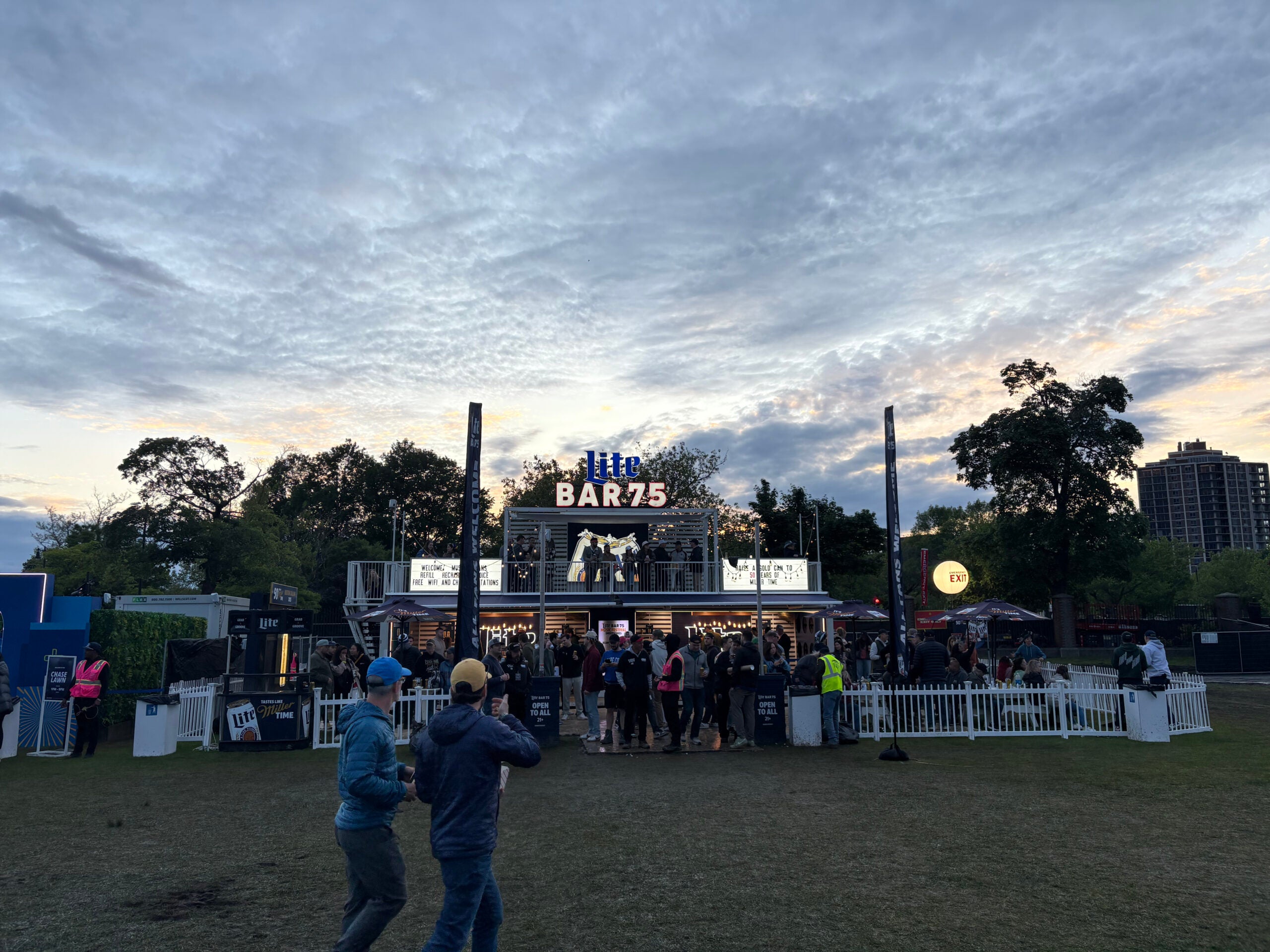 The Miller Lite brand activation at Boston Calling 2025.