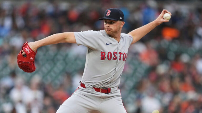 Boston Red Sox pitcher Sean Newcomb.