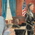 Sean Diddy Combs, left, stands as his defense attorney, Teny Geragos, gives her opening statement.