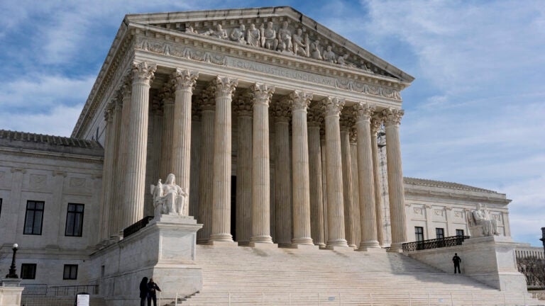 The Supreme Court is seen on Capitol Hill.