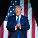 President Donald Trump arrives to give a commencement address at the University of Alabama, Thursday, May 1, 2025, in Tuscaloosa, Ala.
